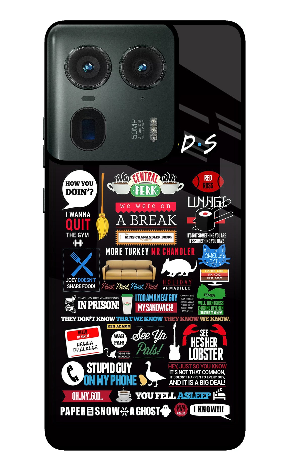 FRIENDS Case for Moto Edge 50 Ultra 5G