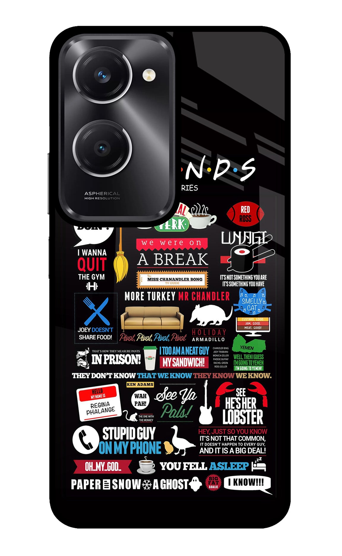 FRIENDS Case for Vivo T3 Lite 5G