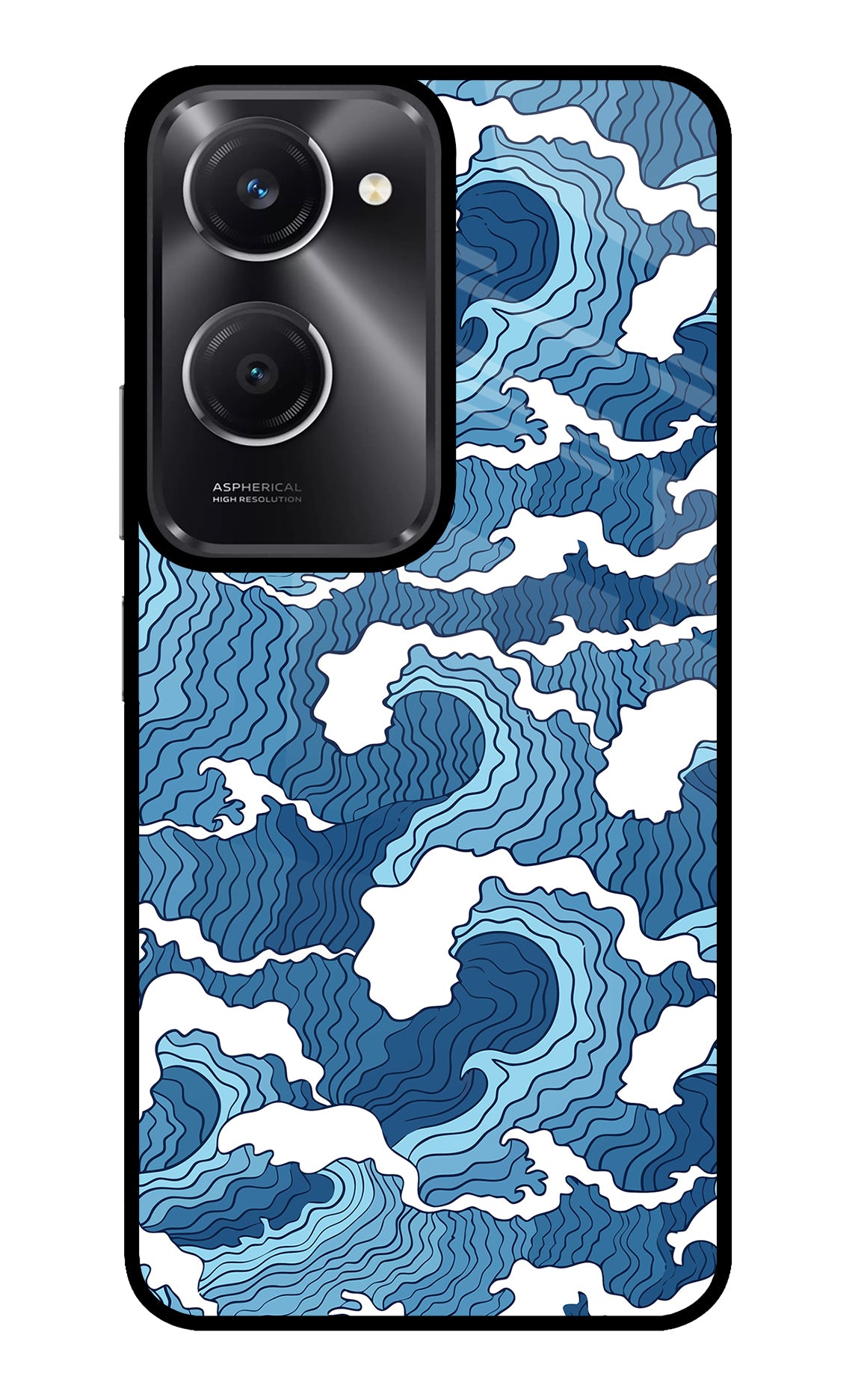 Blue Waves Case for Vivo T3 Lite 5G