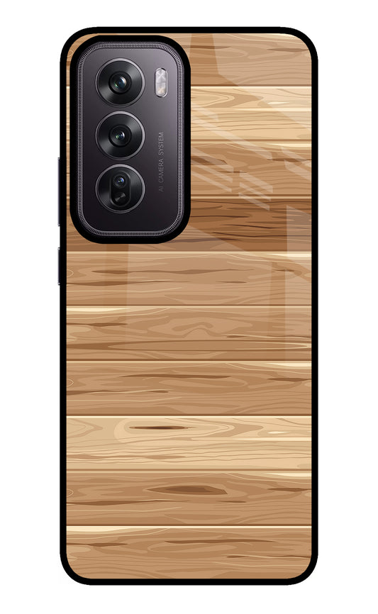 Wooden Vector Oppo Reno12 Pro 5G Glass Case