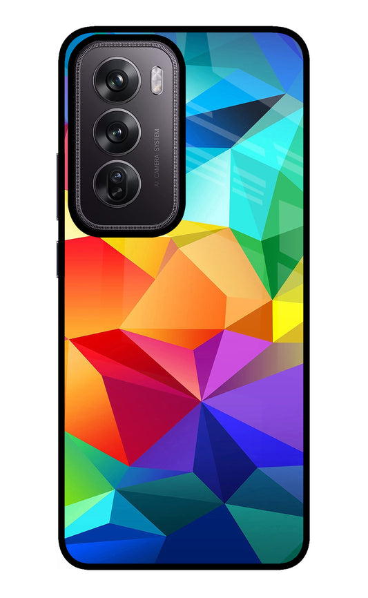 Abstract Pattern Oppo Reno12 Pro 5G Glass Case