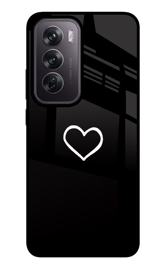 Heart Oppo Reno12 Pro 5G Glass Case