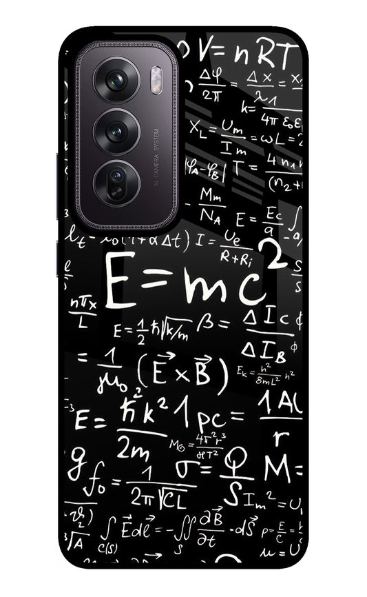Physics Formula Oppo Reno12 Pro 5G Glass Case