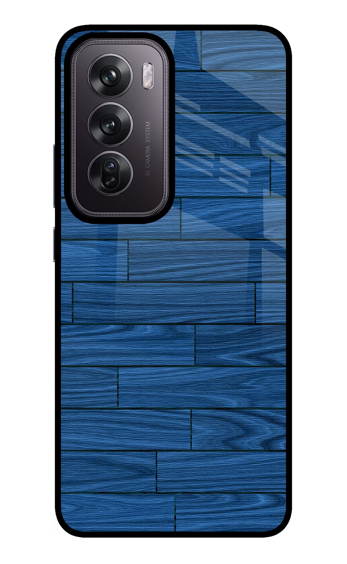 Wooden Texture Oppo Reno12 Pro 5G Glass Case