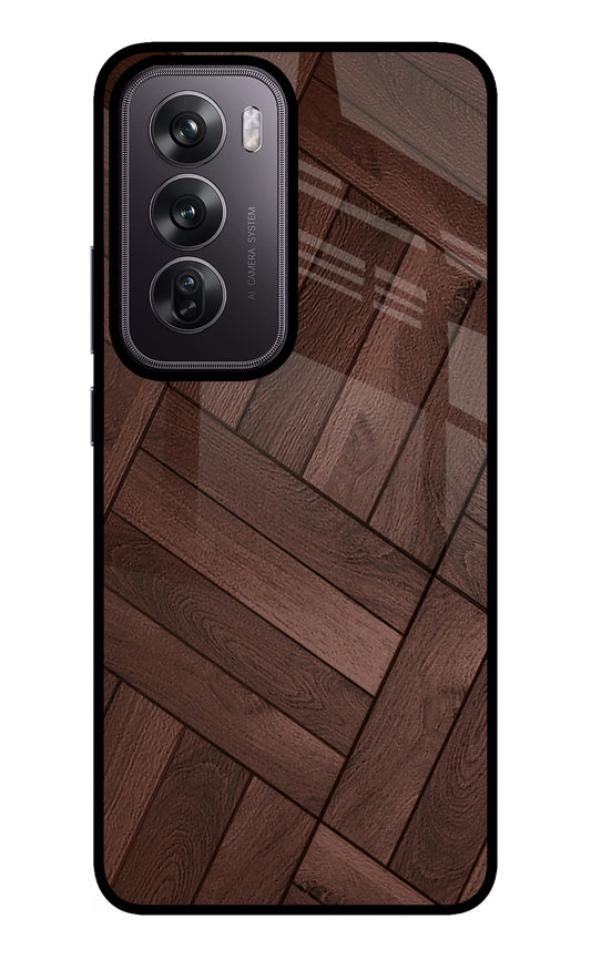 Wooden Texture Design Oppo Reno12 Pro 5G Glass Case