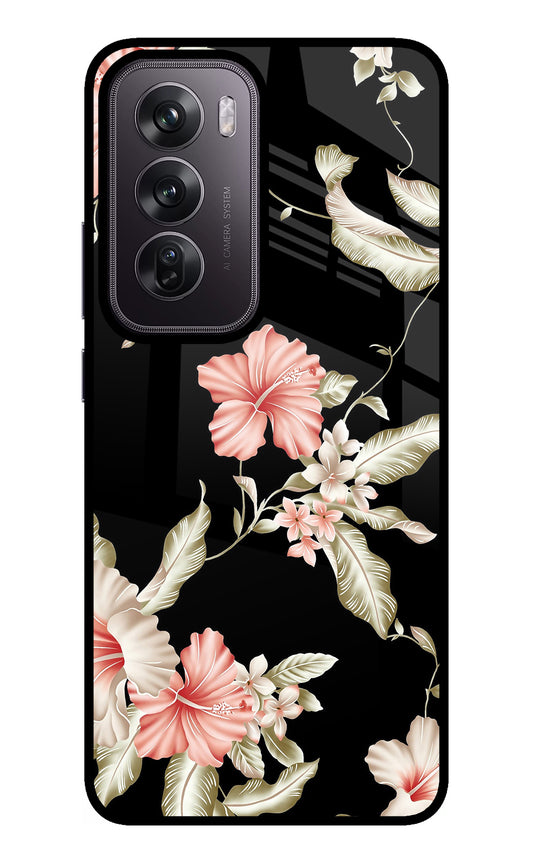 Flowers Oppo Reno12 Pro 5G Glass Case