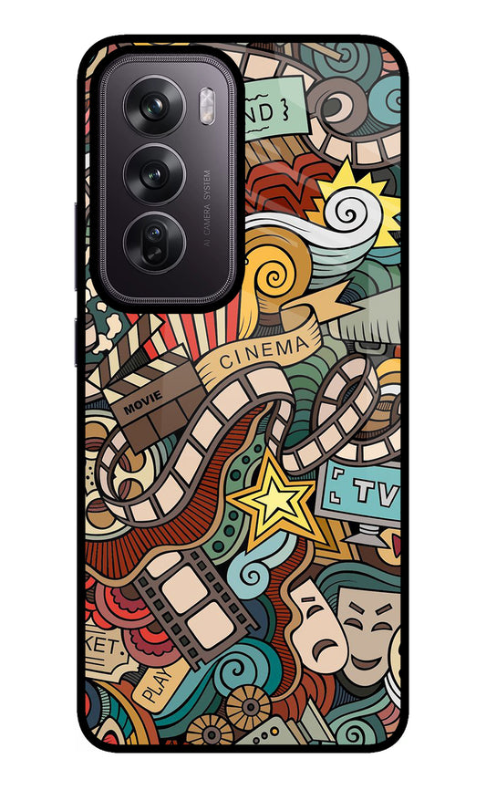 Cinema Abstract Oppo Reno12 Pro 5G Glass Case