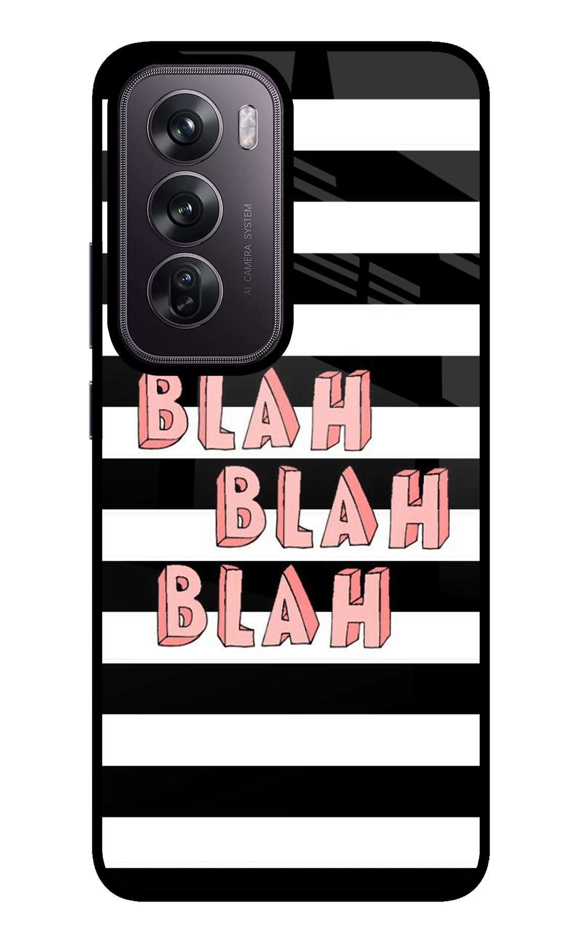 Blah Blah Blah Oppo Reno12 Pro 5G Glass Case