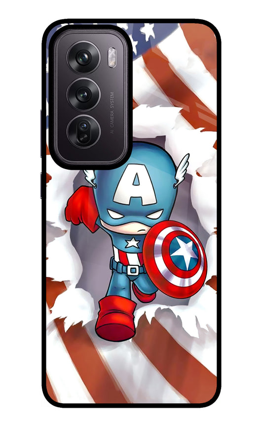 Captain America Oppo Reno12 Pro 5G Glass Case