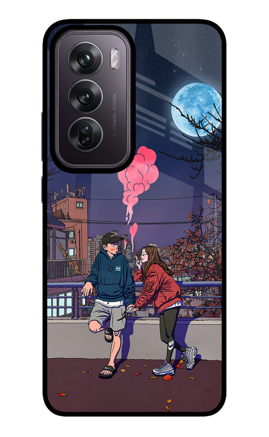 Chilling Couple Oppo Reno12 Pro 5G Glass Case