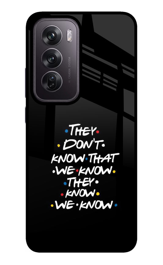 FRIENDS Dialogue Oppo Reno12 Pro 5G Glass Case