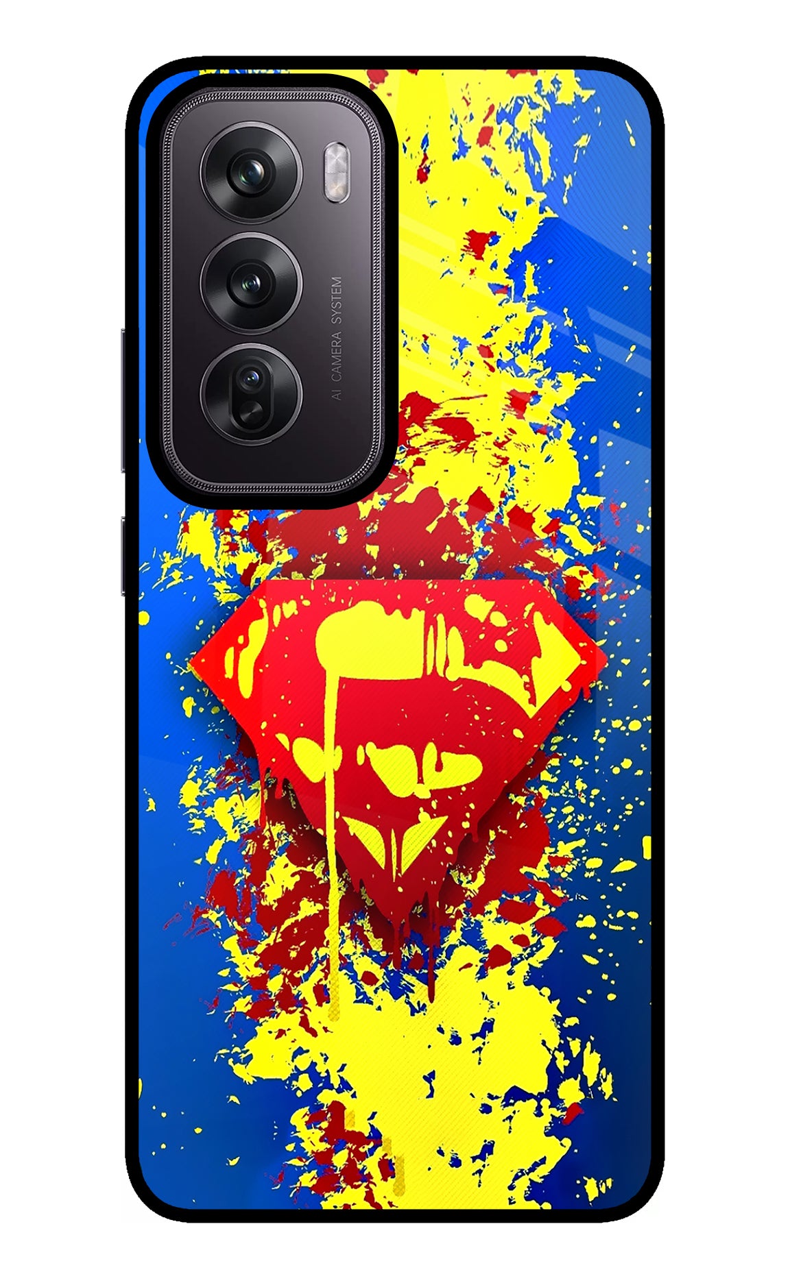 Superman logo Oppo Reno12 Pro 5G Glass Case