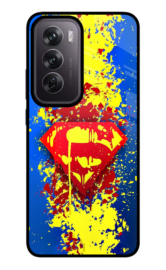 Superman logo Oppo Reno12 Pro 5G Glass Case