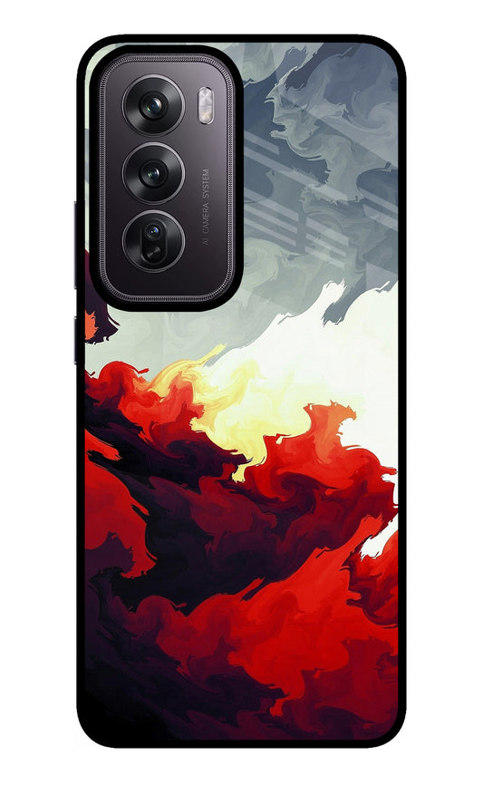 Fire Cloud Oppo Reno12 Pro 5G Glass Case
