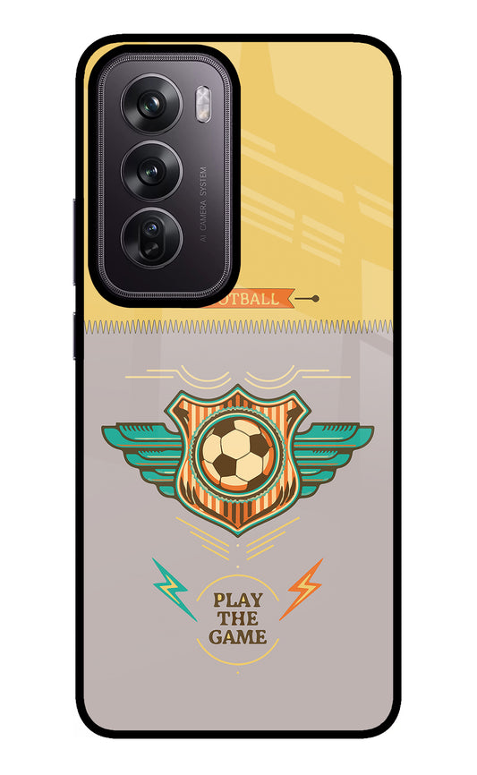 Football Oppo Reno12 Pro 5G Glass Case