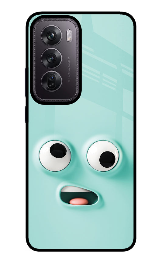Funny Cartoon Oppo Reno12 Pro 5G Glass Case