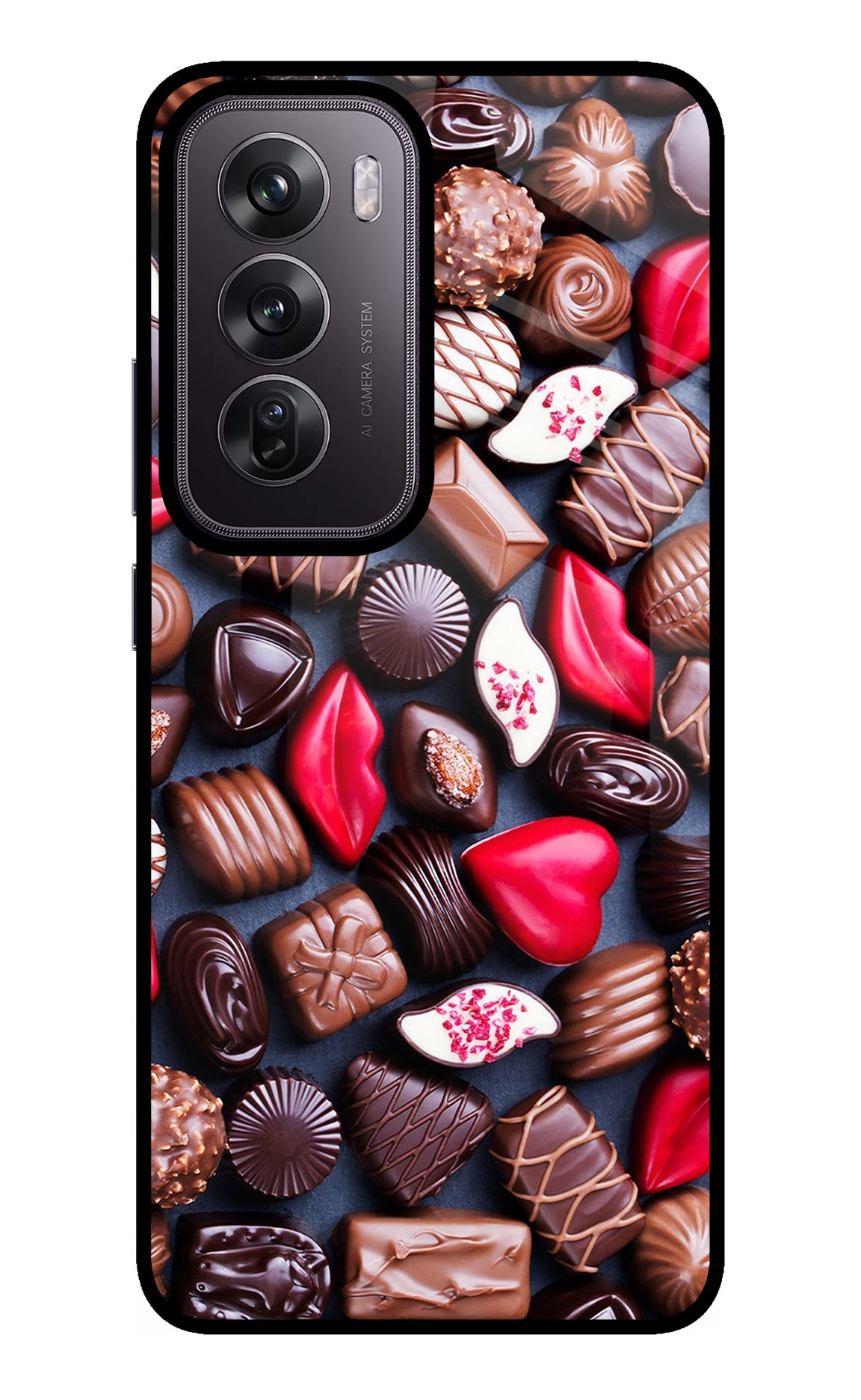 Chocolates Oppo Reno12 Pro 5G Glass Case