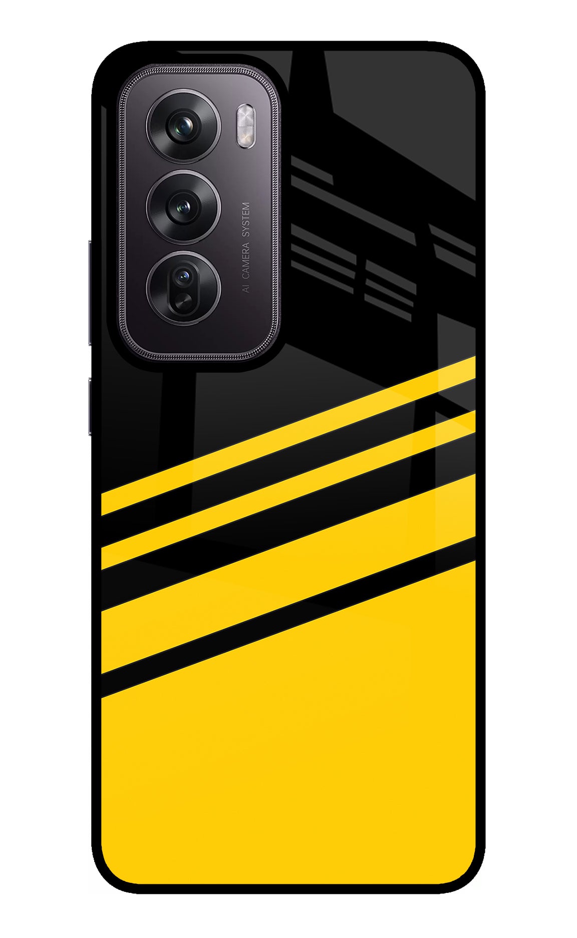 Yellow Shades Oppo Reno12 Pro 5G Glass Case