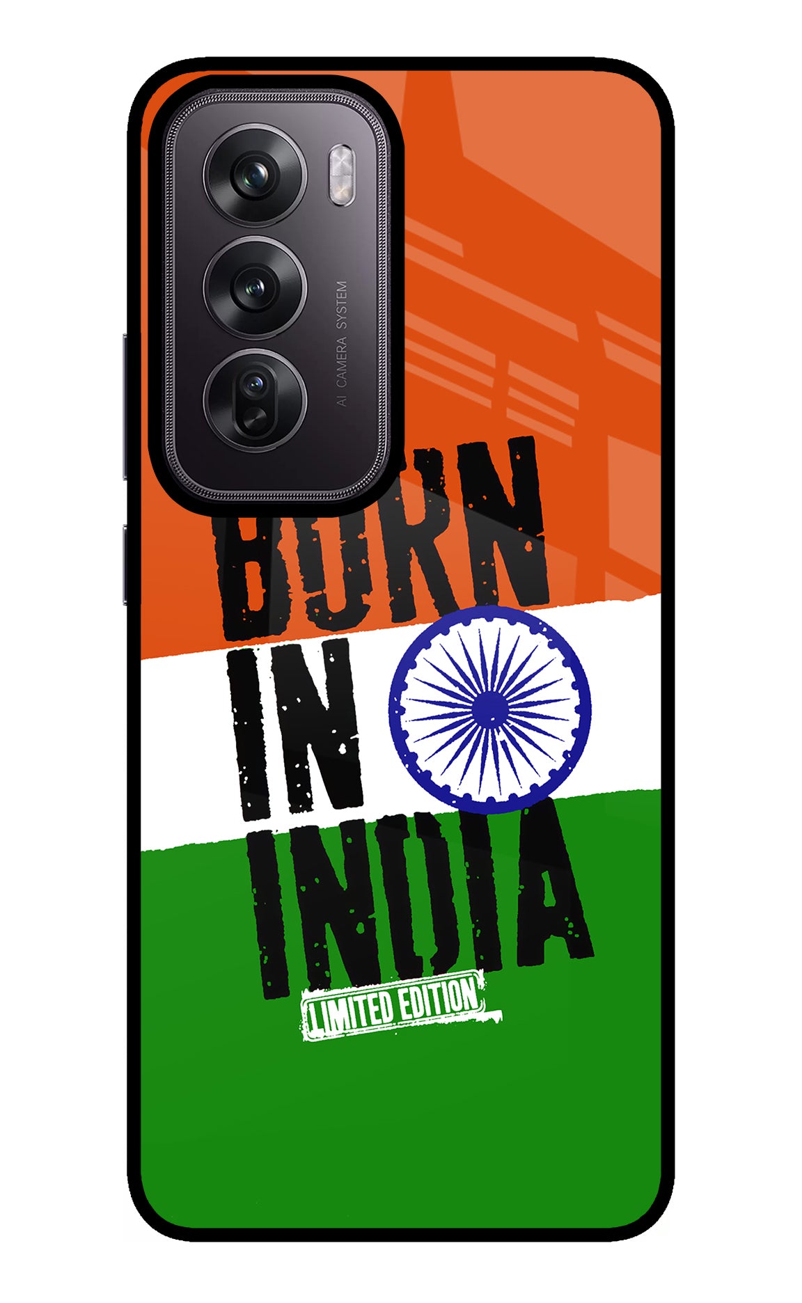 Born in India Oppo Reno12 Pro 5G Glass Case