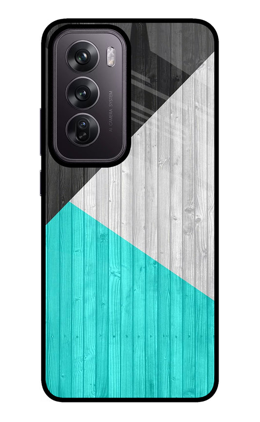 Wooden Abstract Oppo Reno12 Pro 5G Glass Case