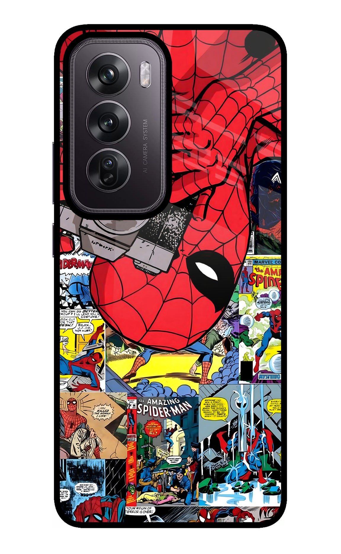 Spider Man Case for Oppo Reno12 Pro 5G