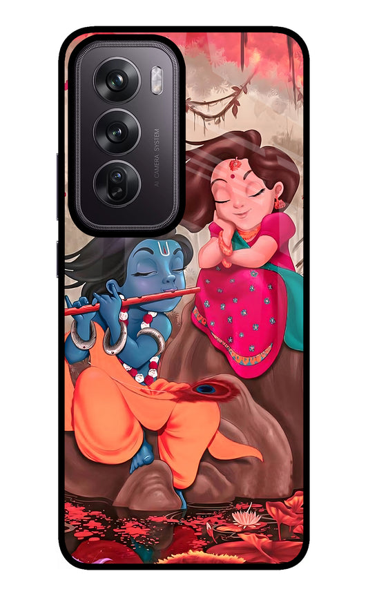 Radhe Krishna Oppo Reno12 Pro 5G Glass Case