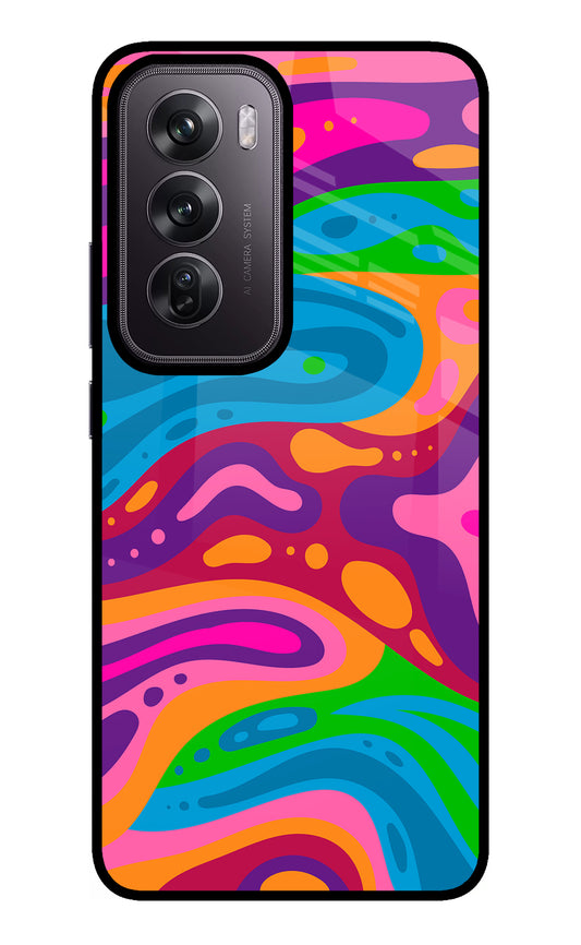 Trippy Pattern Oppo Reno12 Pro 5G Glass Case
