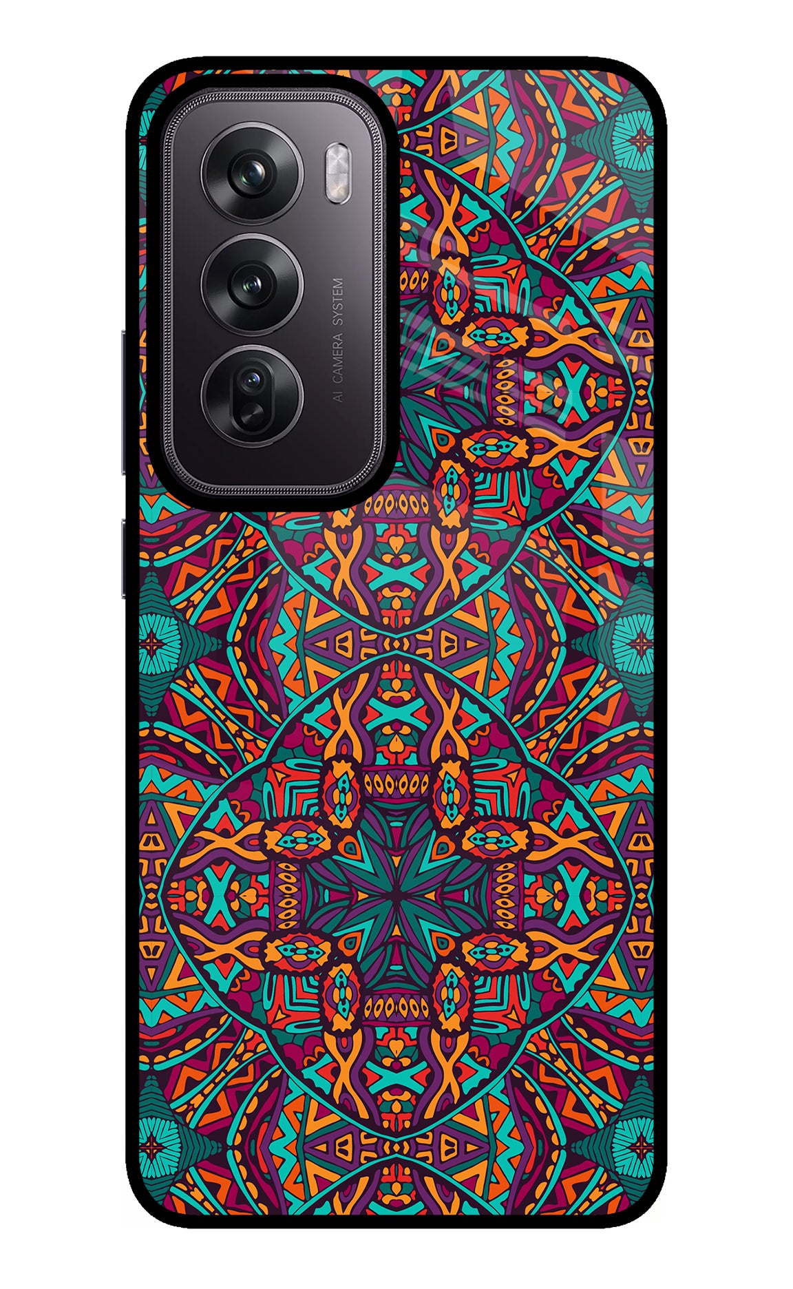 Colour Mandala Oppo Reno12 Pro 5G Glass Case
