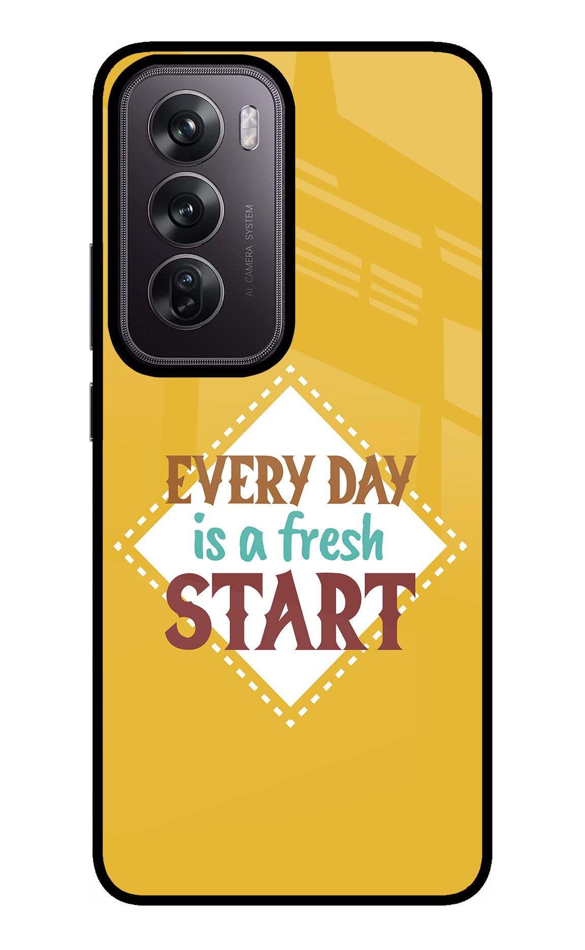 Every day is a Fresh Start Oppo Reno12 Pro 5G Glass Case