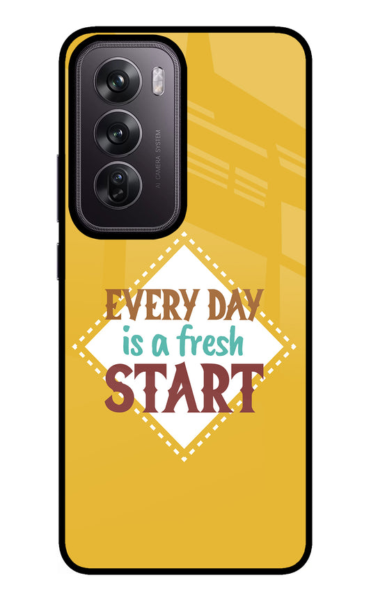 Every day is a Fresh Start Oppo Reno12 Pro 5G Glass Case