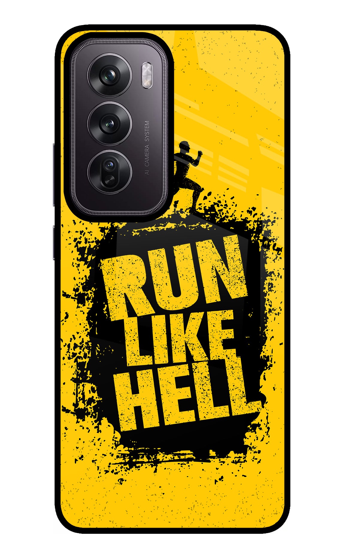 Run Like Hell Oppo Reno12 Pro 5G Glass Case