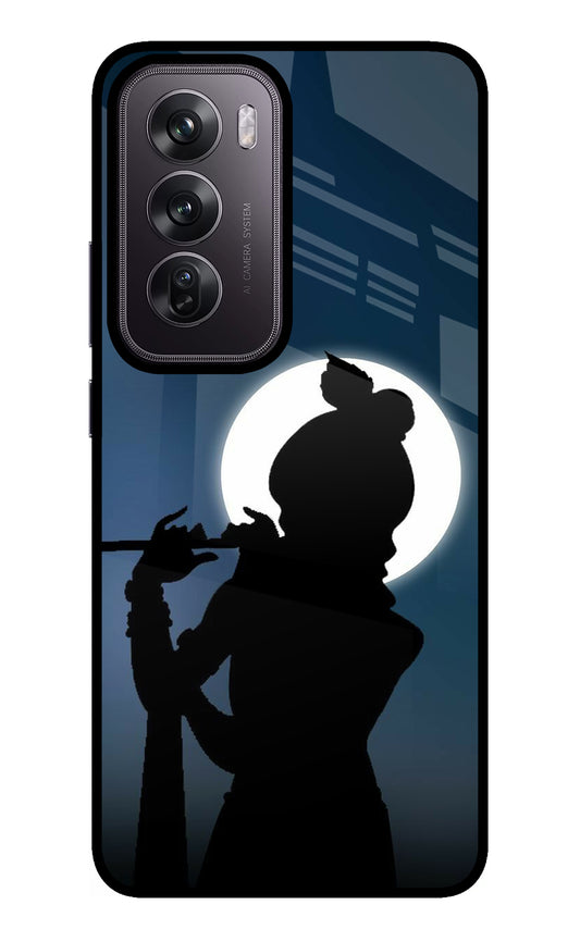 Shri Krishna Silhouette Oppo Reno12 Pro 5G Glass Case