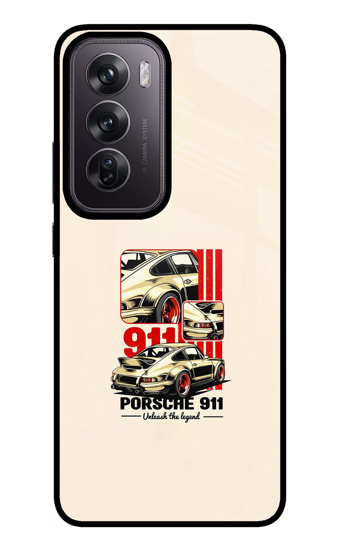 Classic Porsche 911 Oppo Reno12 Pro 5G Glass Case