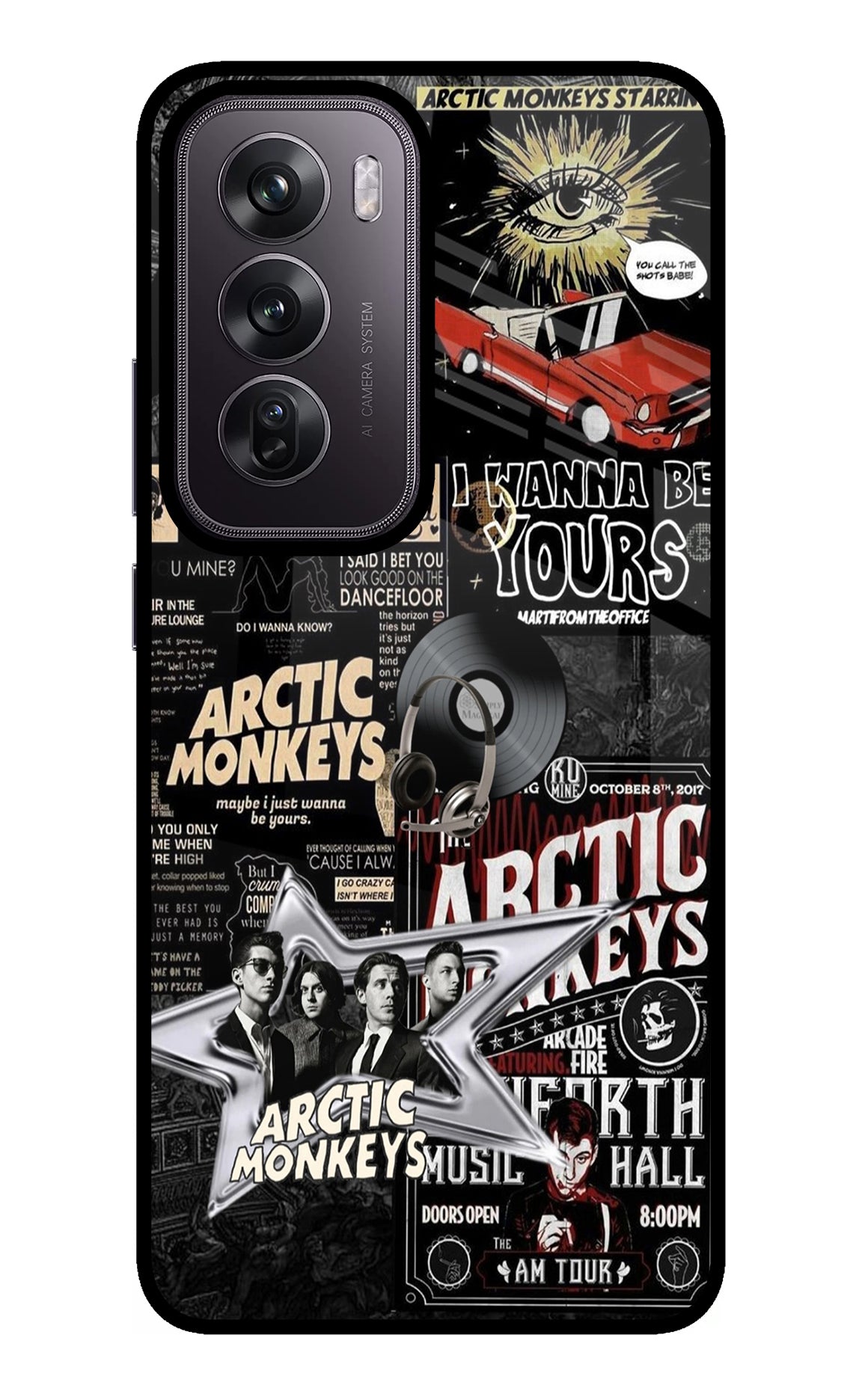 Arctic Monkeys Oppo Reno12 Pro 5G Glass Case