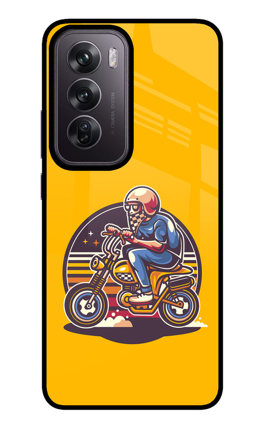 Sunset Racer Oppo Reno12 Pro 5G Glass Case