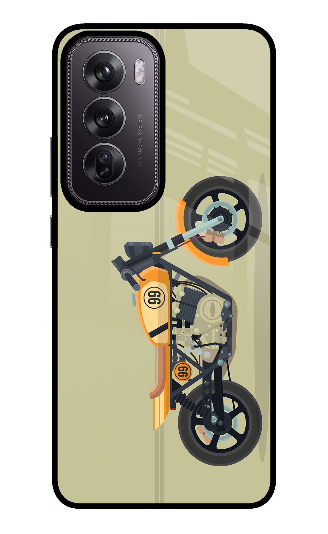 Vertical Speedster Oppo Reno12 Pro 5G Glass Case