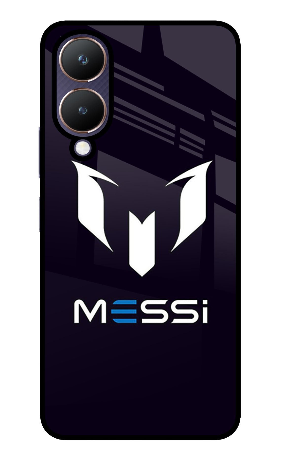 Messi Logo Vivo Y28 5G Glass Case