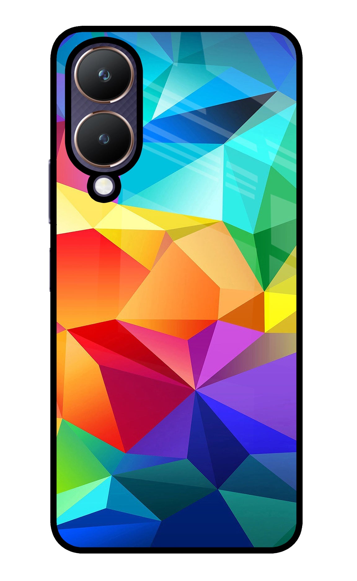 Abstract Pattern Vivo Y28 5G Glass Case
