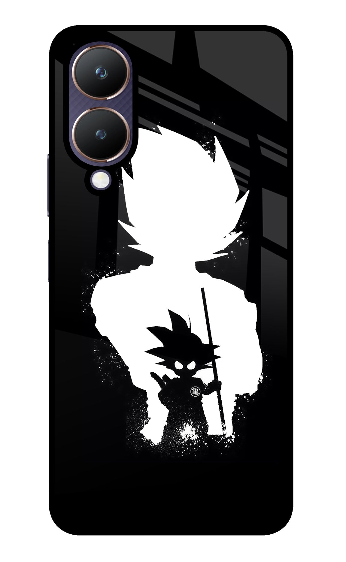 Goku Shadow Vivo Y28 5G Glass Case