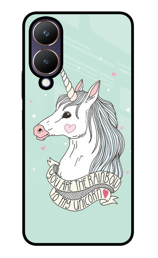 Unicorn Wallpaper Vivo Y28 5G Glass Case