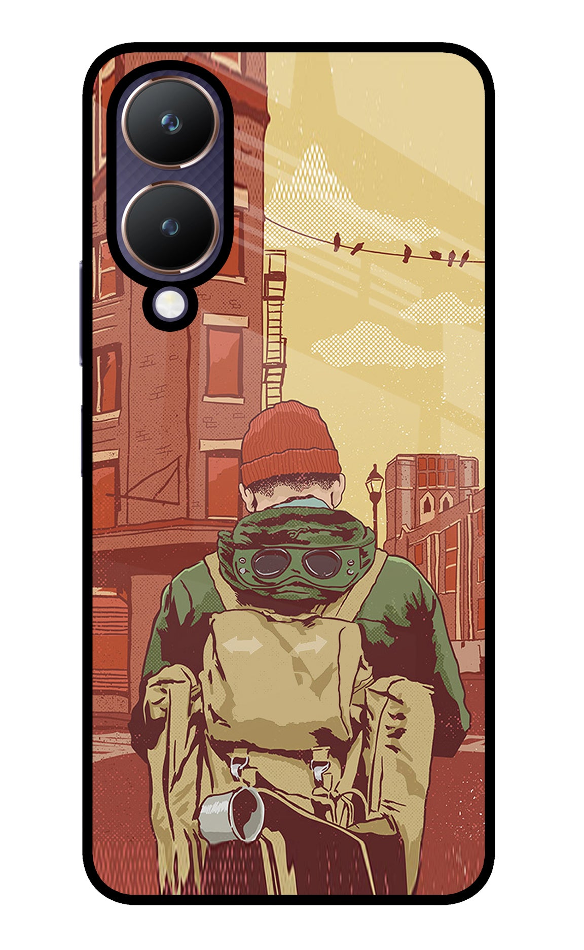 Adventurous Vivo Y28 5G Glass Case
