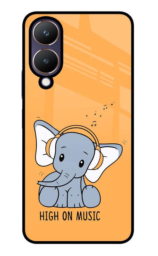 High On Music Vivo Y28 5G Glass Case