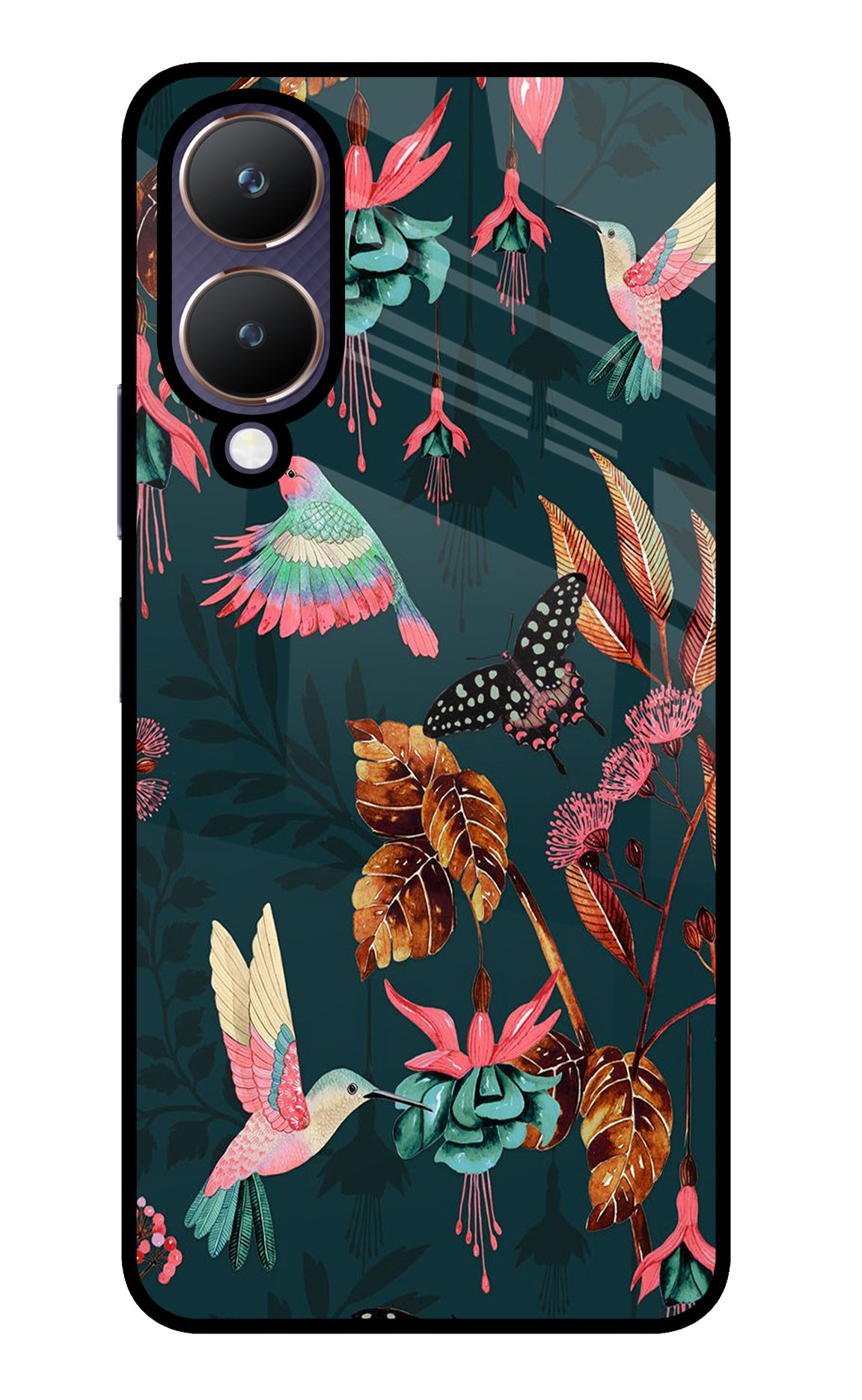 Birds Vivo Y28 5G Glass Case