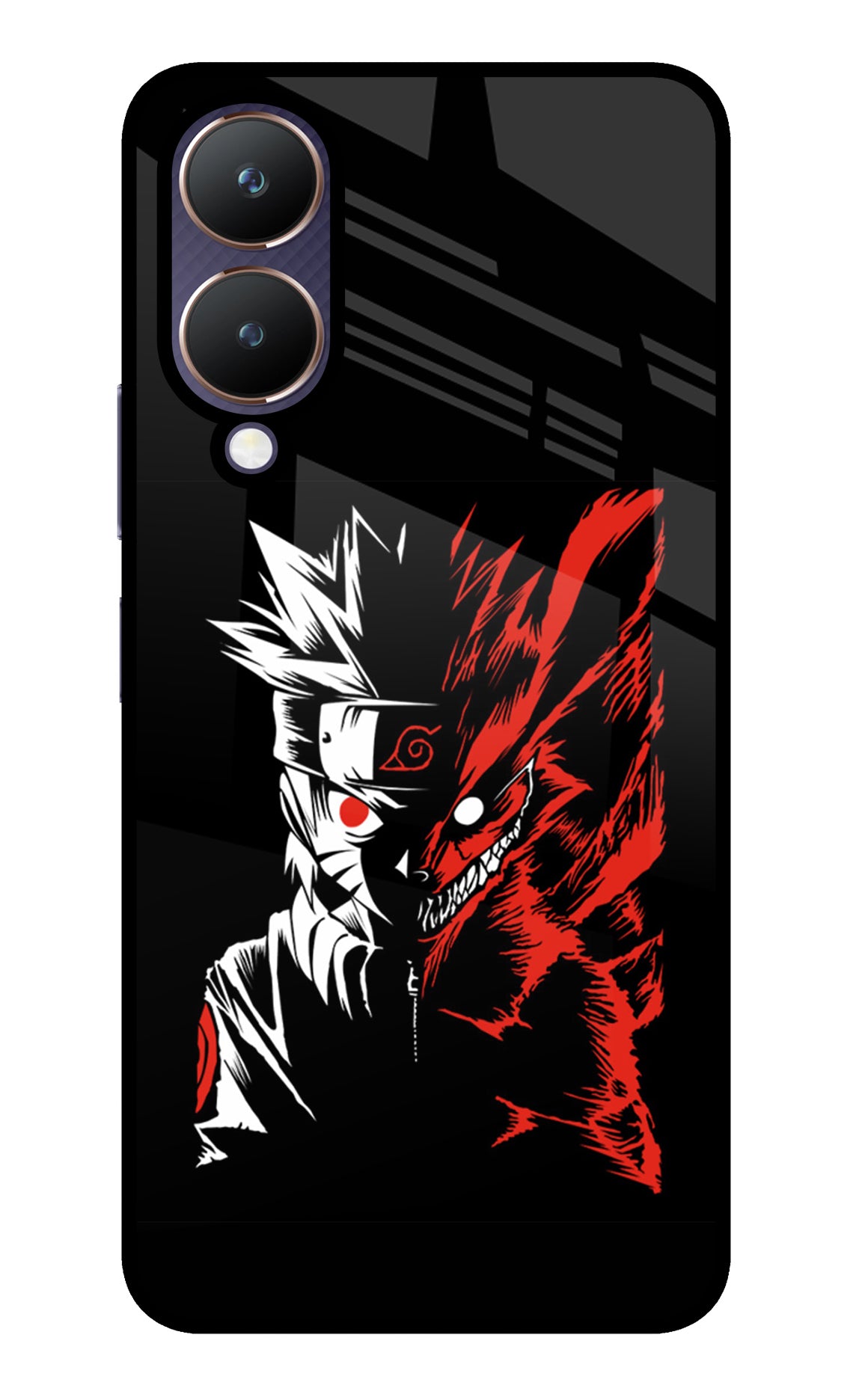 Naruto Two Face Vivo Y28 5G Glass Case