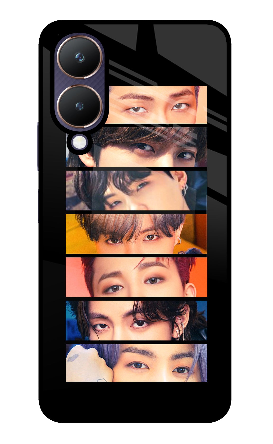 BTS Eyes Vivo Y28 5G Glass Case
