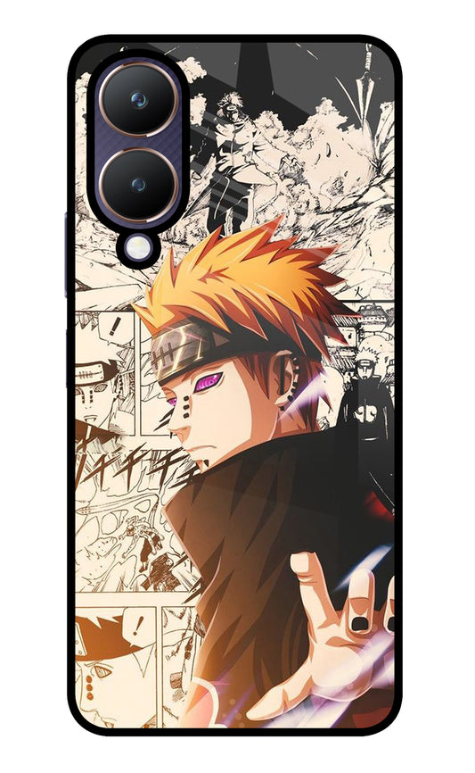 Pain Anime Vivo Y28 5G Glass Case