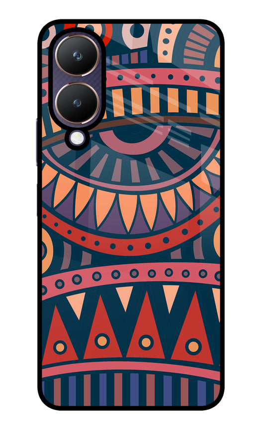 African Culture Design Vivo Y28 5G Glass Case