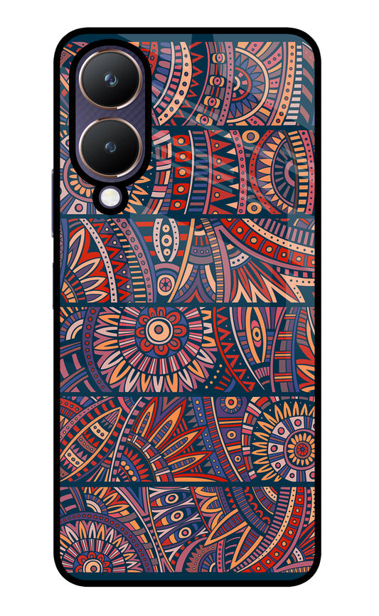 African Culture Design Vivo Y28 5G Glass Case
