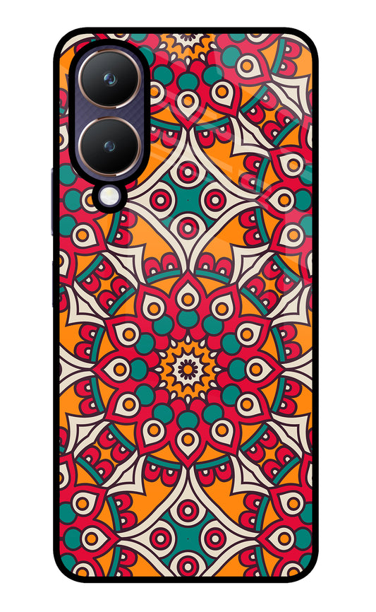 Mandala Art Vivo Y28 5G Glass Case