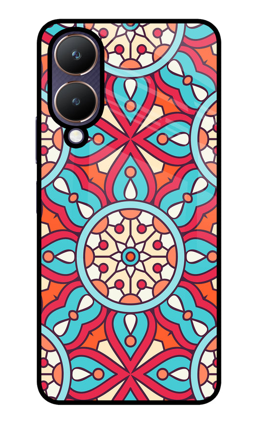 Mandala Geometric Vivo Y28 5G Glass Case